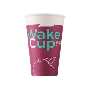 Стакан бумажный Wake Cup Me для гор. напитков, 400мл